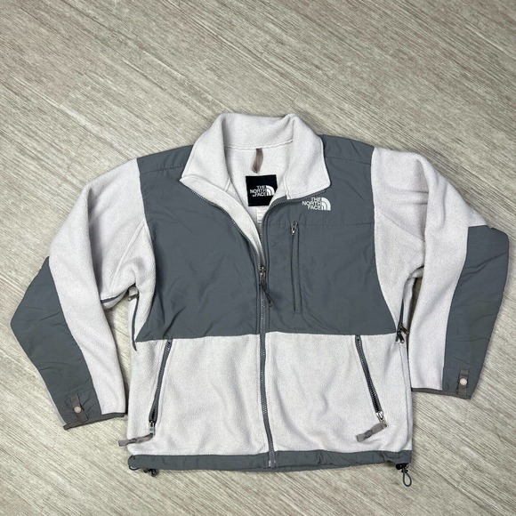 The North Face Jackets & Blazers - The North Face Denali Jacket Womens Small White Full Zip Polartec Fleece Pockets